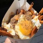 Oxtail poutine with a fried egg!